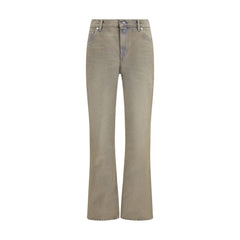 Men's Bicolor Cotton Bootcut Jeans Clothing