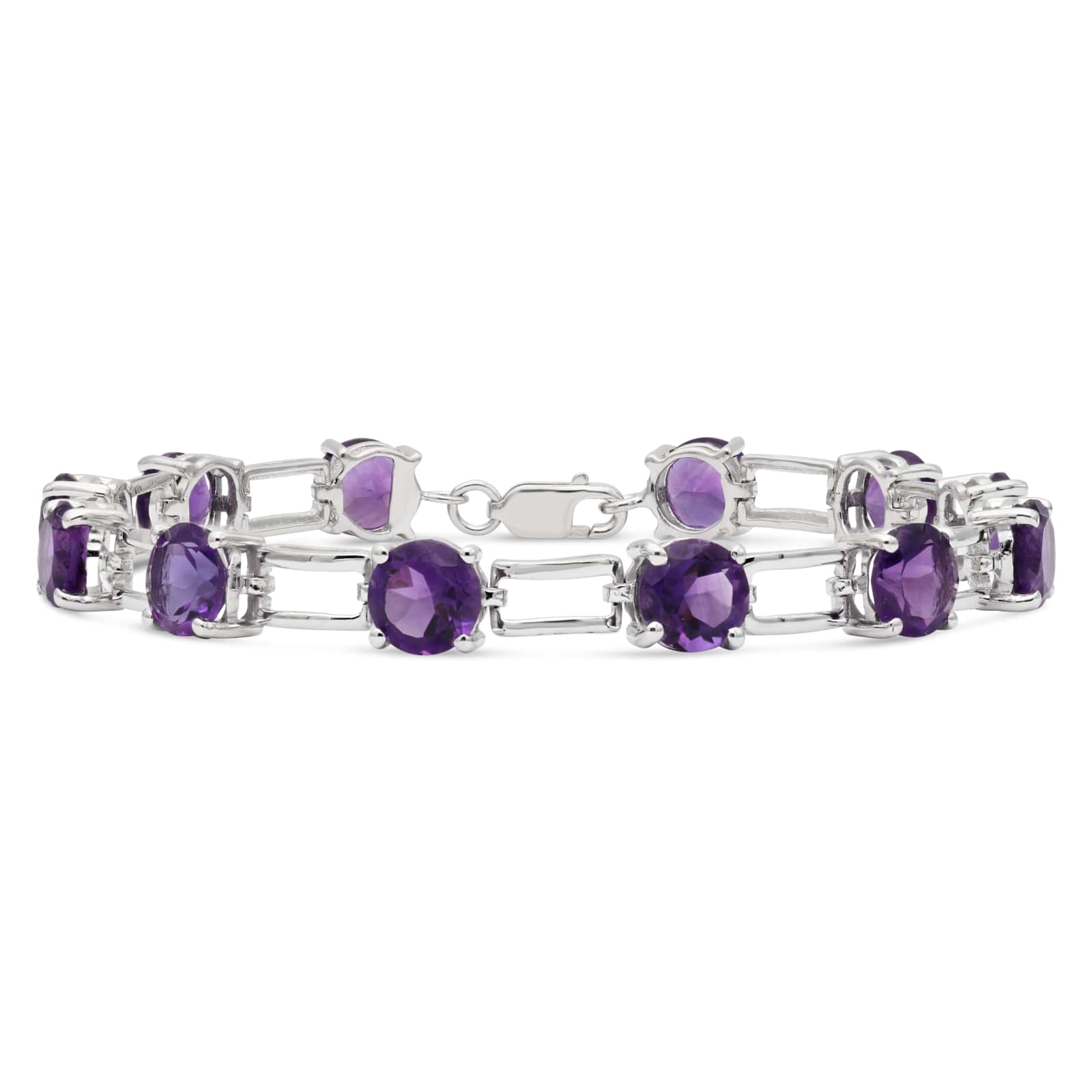 Round Amethyst Bracelet