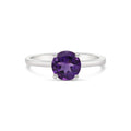 Round Amethyst Ring