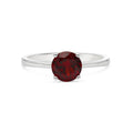 Round Garnet Ring