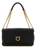 Pinko Love Birds Shoulder Bag — Black