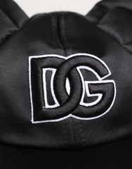 Men's Logo-Embroidered Baseball Cap Black Polyester