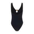 Black Polyamide One-Piece Swimsuit