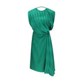 Women's Bicolor Silk Casual Dress