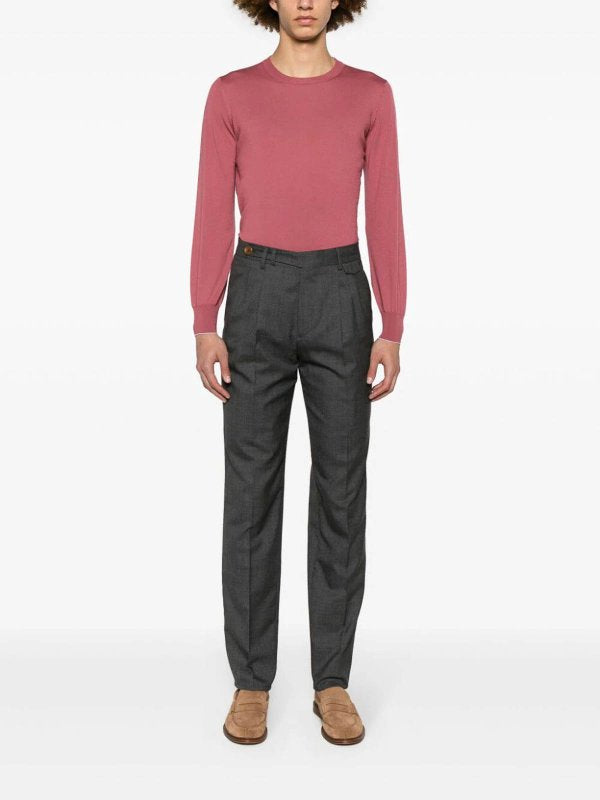 Pink Wool Sweatshirt