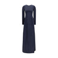 Women's Blue Copper Casual Dress