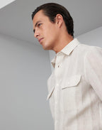 White Linen Shirt