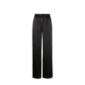 Women's Black Polyamide Casual Pants