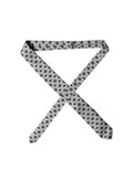 Gray Crown Fantasy Silk Adjustable Men Tied Necktie Tie