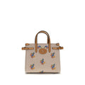 Women's Antibes Top Handle Bag Beige Cotton