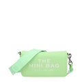 Women's Green Leather Crossbody Bag