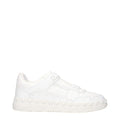Men's White Leather Sneakers