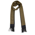Men's Black Silk Foulard Accessory