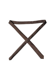 Brown Solid Silk Adjustable Men Tied Necktie Tie