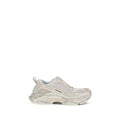 Women's White Polyurethane Chunky Sneakers