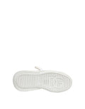 Men's White Calfskin Leather Low Top Sneakers Shoes