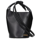 Black Leather Crossbody Bag