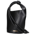 Black Leather Crossbody Bag