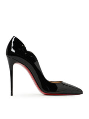 Women's Black Patent Leather Hot Chick Pumps 100