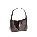 Bordeaux Crocodile Shoulder Bag