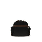 Brown Recycled Polyamide Shoulder Bag