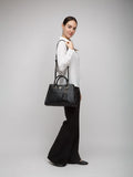 Guess Cresidia II Society Shoulder Bag — Black