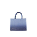 Women's Calfskin Tote Blue Calf Leather
