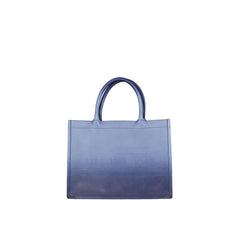 Women's Calfskin Tote Blue Calf Leather