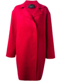 Lanvin Wool and Mohair Coat — Red