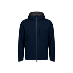 Men's Blue Polyester Shell Jacket Clothing