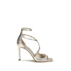 Women's Azia Heel Sandal Gold Calf Leather Bos