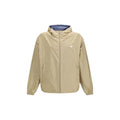 Men's Beige Recycled Polyamide Shell Jacket Clothing