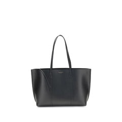 Women's Perry Tote Black Calf Leather Bos