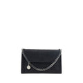 Women's Black Polyester Shoulder Bag