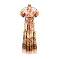 Women's Multicolor Silk Casual Dress