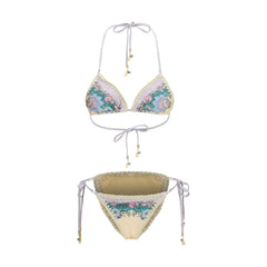 Women's Beige Polyamide Bikini Clothing