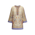 Women's Multicolor Linen Casual Dress