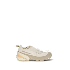 Women's White Nylon Athletic Sneakers