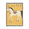 Royal Steed – Decorative Horse Woven Blanket