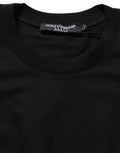 Women's Cotton Crew Neck Sweater Black