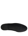 Men's Calfskin Leather Logo Loafer Black
