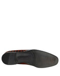 Men's Multicolor Lion Print Slip On Loafers Shoes Leather