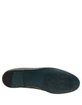 Gray Lurex Glitter Men Dress Loafers Shoes Leather