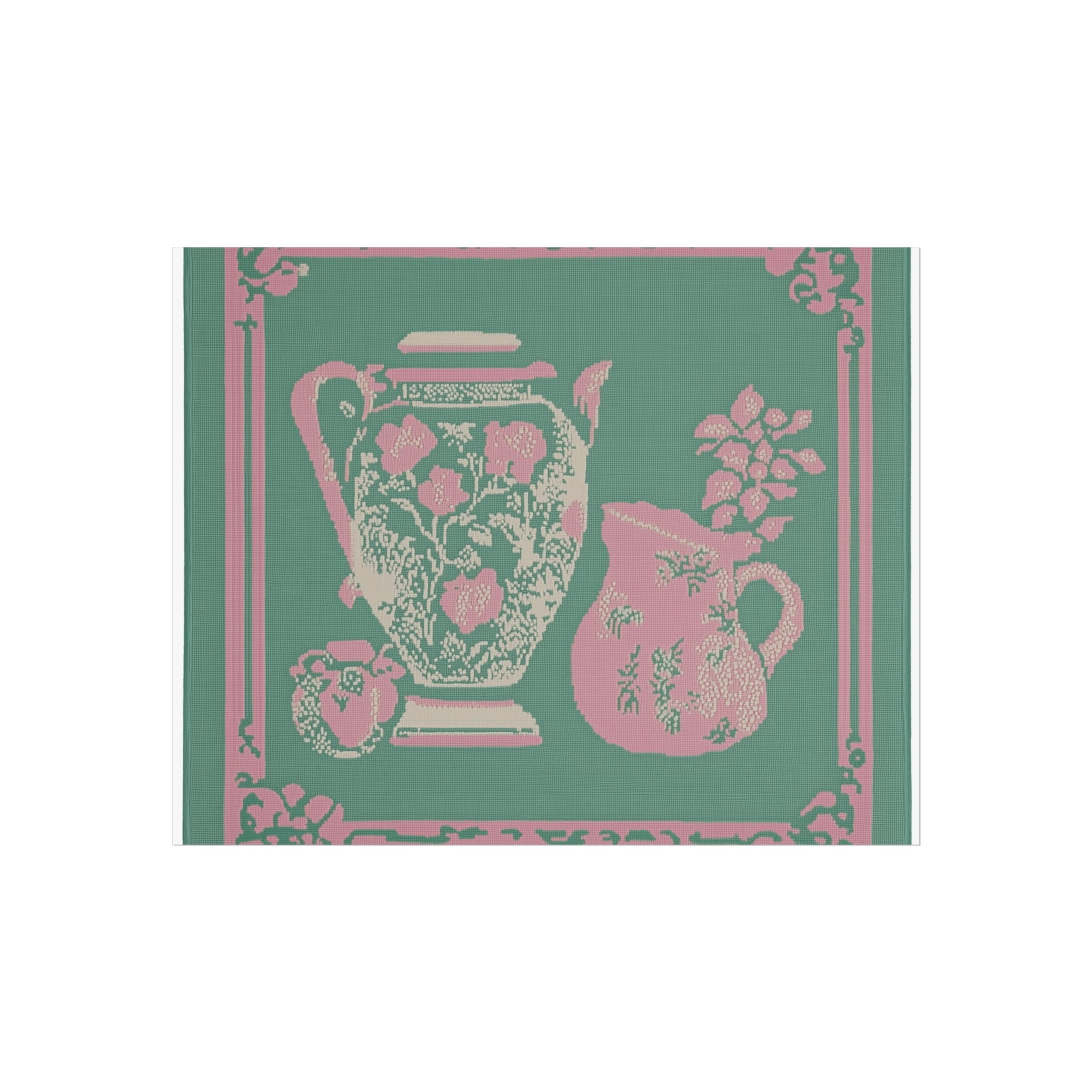 Vintage Floral Pitchers Fine Art Poster