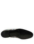 Men's Multicolor Velvet Baroque Dress Loafers Shoes Leather
