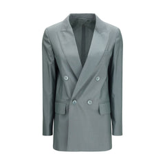 Women's Bicolor Wool Oves Aries Blazer Clothing