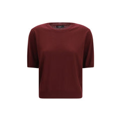 Women's Bordeaux Wool Oves Aries T-Shirt