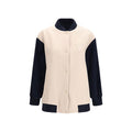 Women's Blue Wool Oves Aries Bomber Clothing
