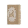 Men's Beige Wool Oves Aries Scarf