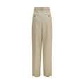 Beige Wool Oves Aries Dress Pants